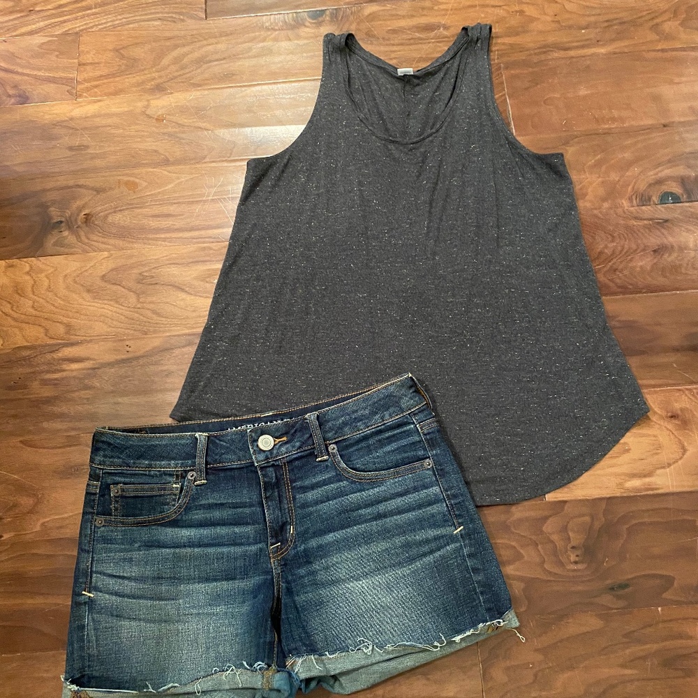 Tank and shorts